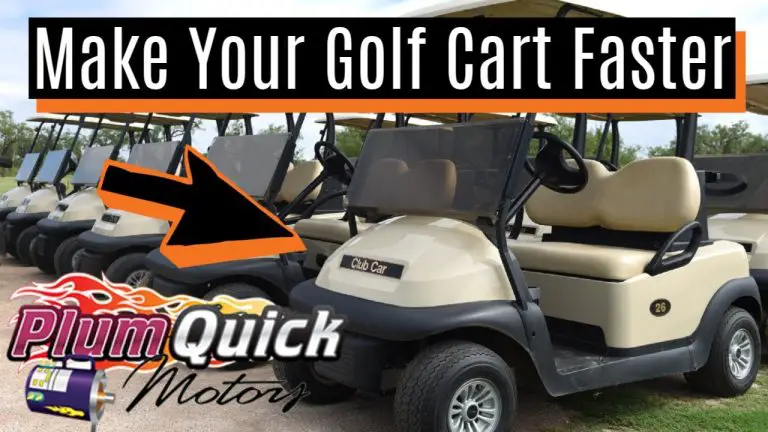 How to Make Your Electric Golf Cart Faster