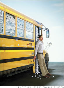 How Many Golf Balls Fit In A School Bus