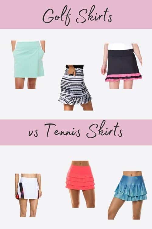 Are Golf Skirts And Tennis Skirts the Same