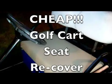 How To Reupholster Golf Cart Seats
